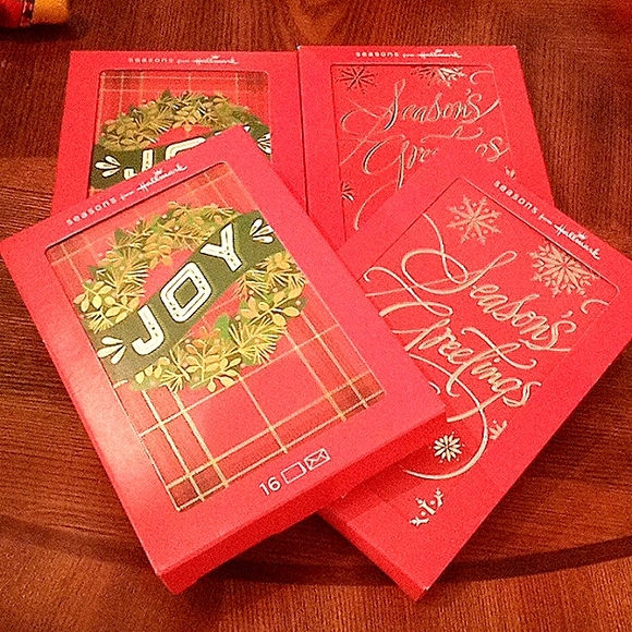 Hallmark | Holiday | Nib 64 Cards2 Nib Sealed Value Pack Cards Free ...